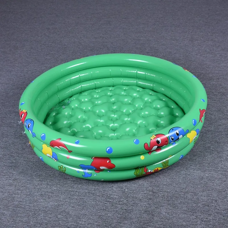 

150cm Reusable Inflatable Swimming Pool Double Garden Portable Thickened For Kids Water Toys Party Round Indoor Outdoor Paddling