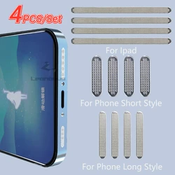 4PCS/Set Metal Dust Net Phone Speaker Anti-dust Stickers Ipad Speaker Protective Film For IPhone 13 Samsung S22 Huawei Xiaomi