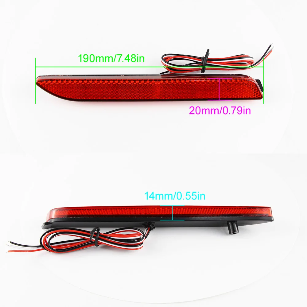 Rear bumper reflector turn signal light for Toyota EZ Innova Wish Harrier Camry Reiz Venza Allion Avalon Sienna CALDINA alphard