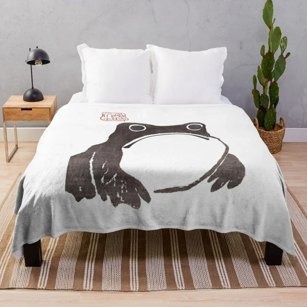 

Grumpy FrogMatsumoto Hoji Throw Blanket Soft Beds anime Sofa Throw Bed Fashionable Blankets