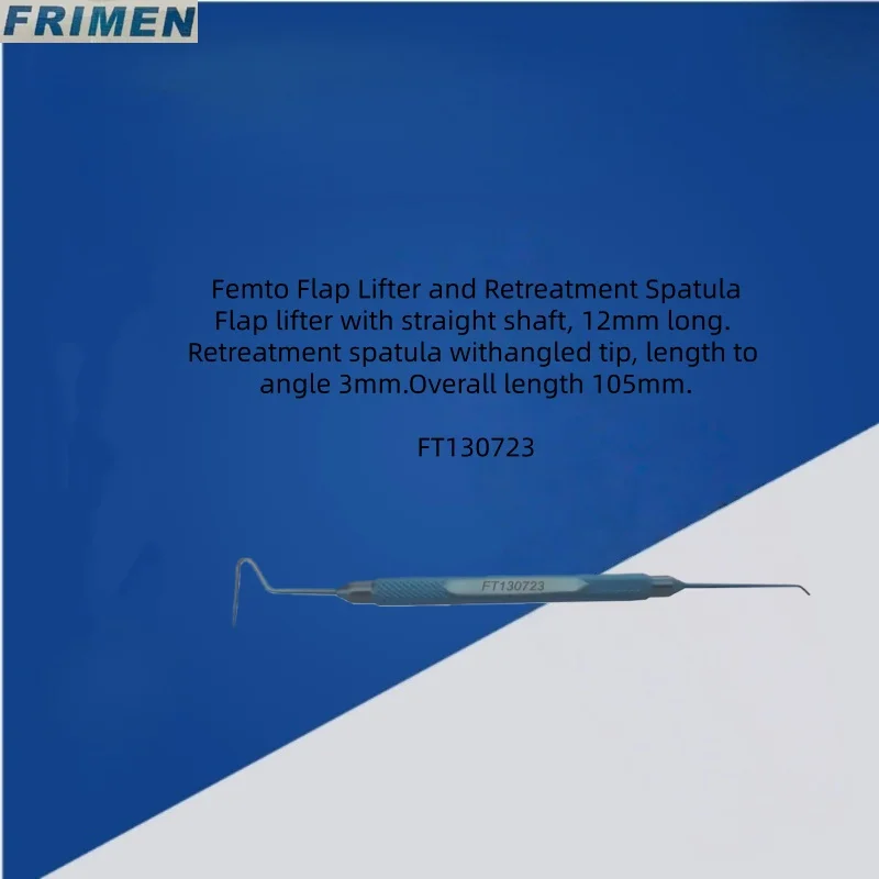 Oogheelkundige instrumenten Femto Flap Lifter en Retreatment Spatel