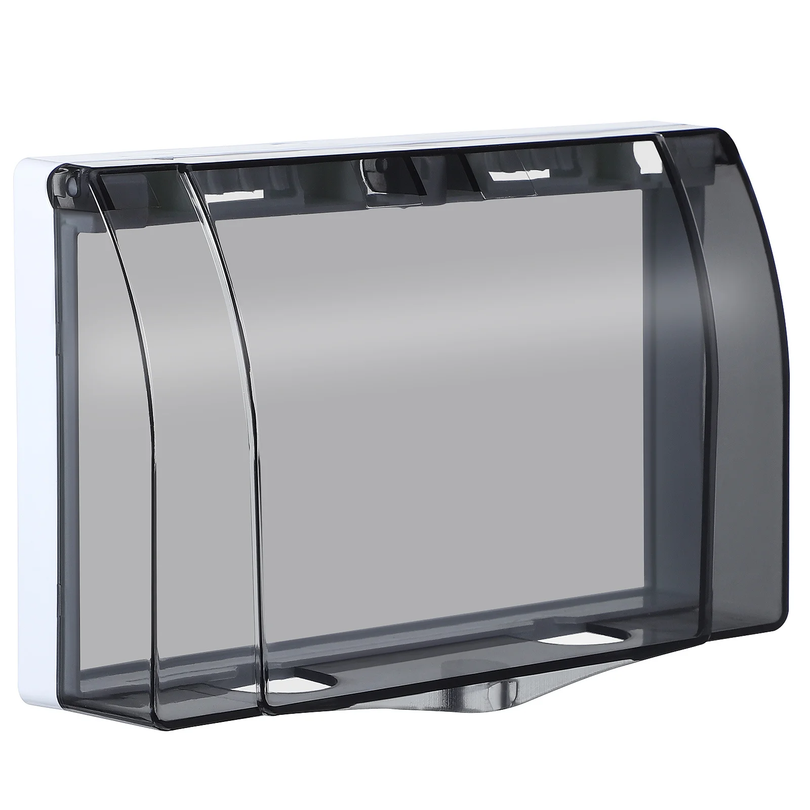 غطاء منفذ مقاوم للماء لاصق الحمام مقبس الحائط حامي الغبار غطاء وعاء كهربائي للسلامة المنزلية #2