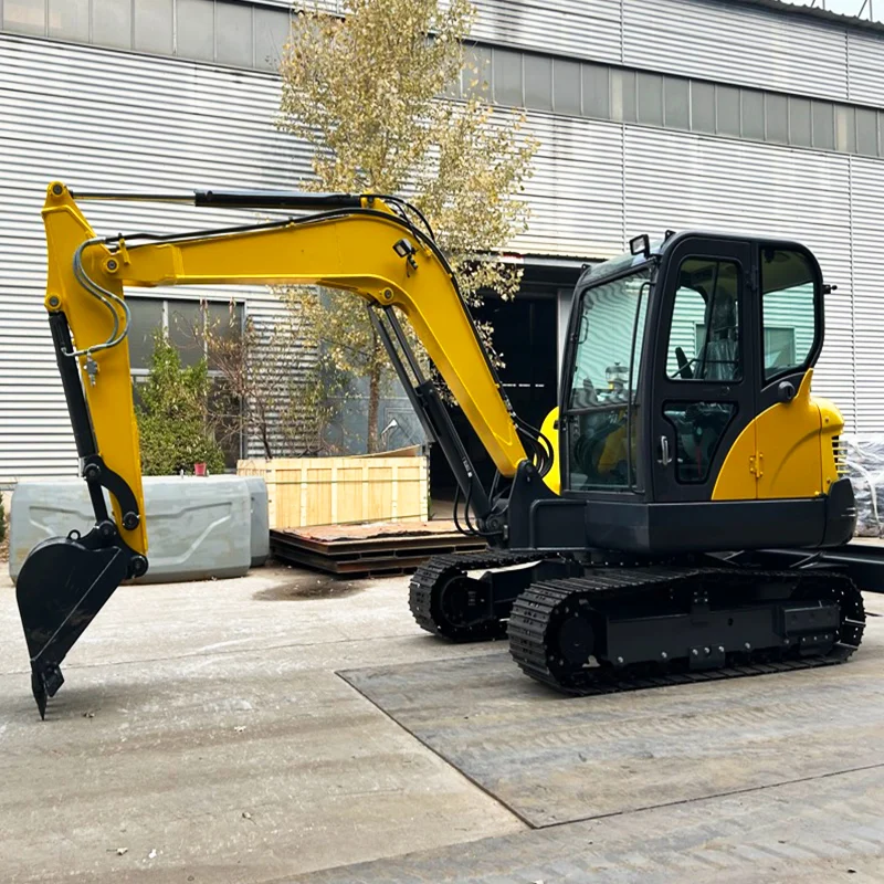 Customized 2024 High-Quality Globally famous brand engine Hydraulic mini excavator 6.5Ton for good price