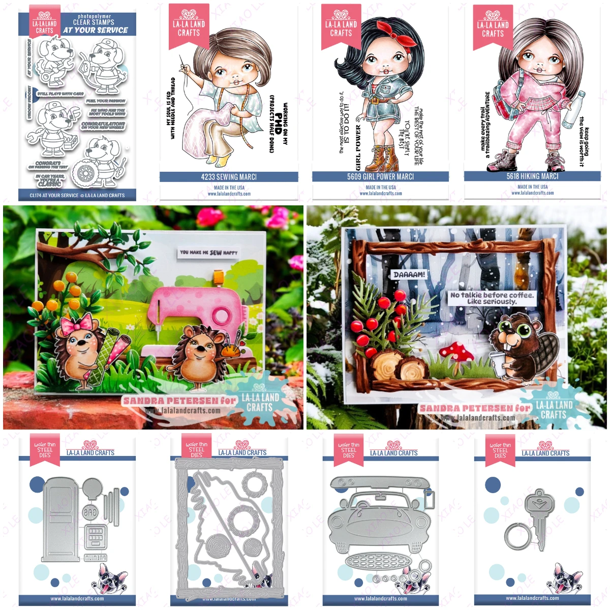 New Girl Power Marci At Your Service Cutting Dies Stamps Craft Embossing Make Paper Greeting Card Making Template DIY Handmade