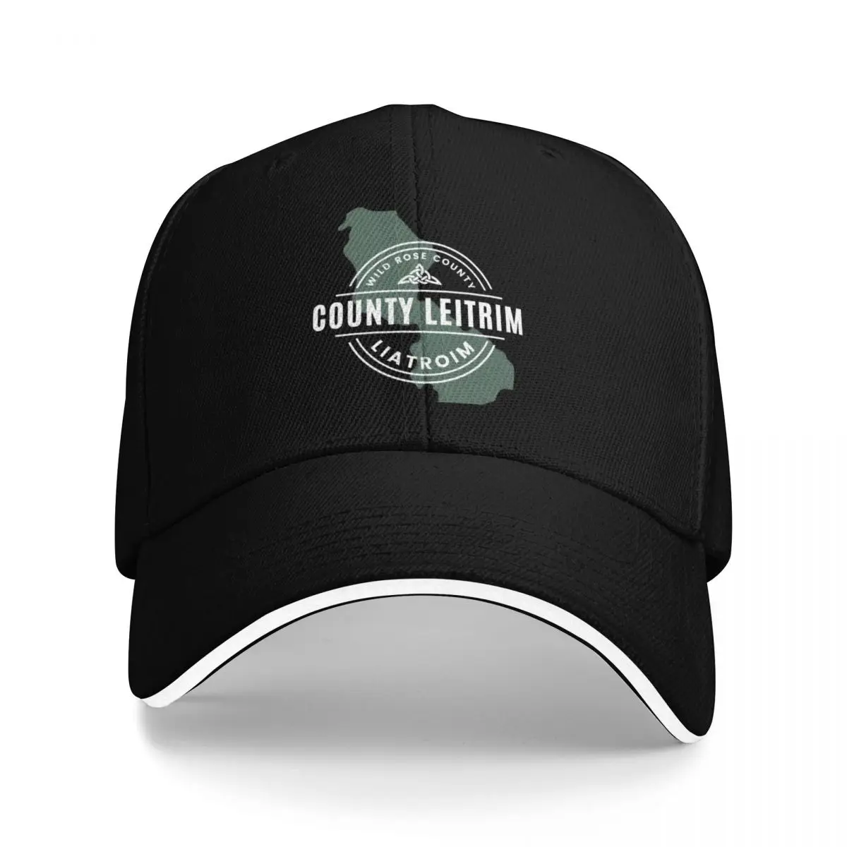 

County Leitrim Map Baseball Cap Male hat men's big size hat Women's Beach Outlet 2025 Men's