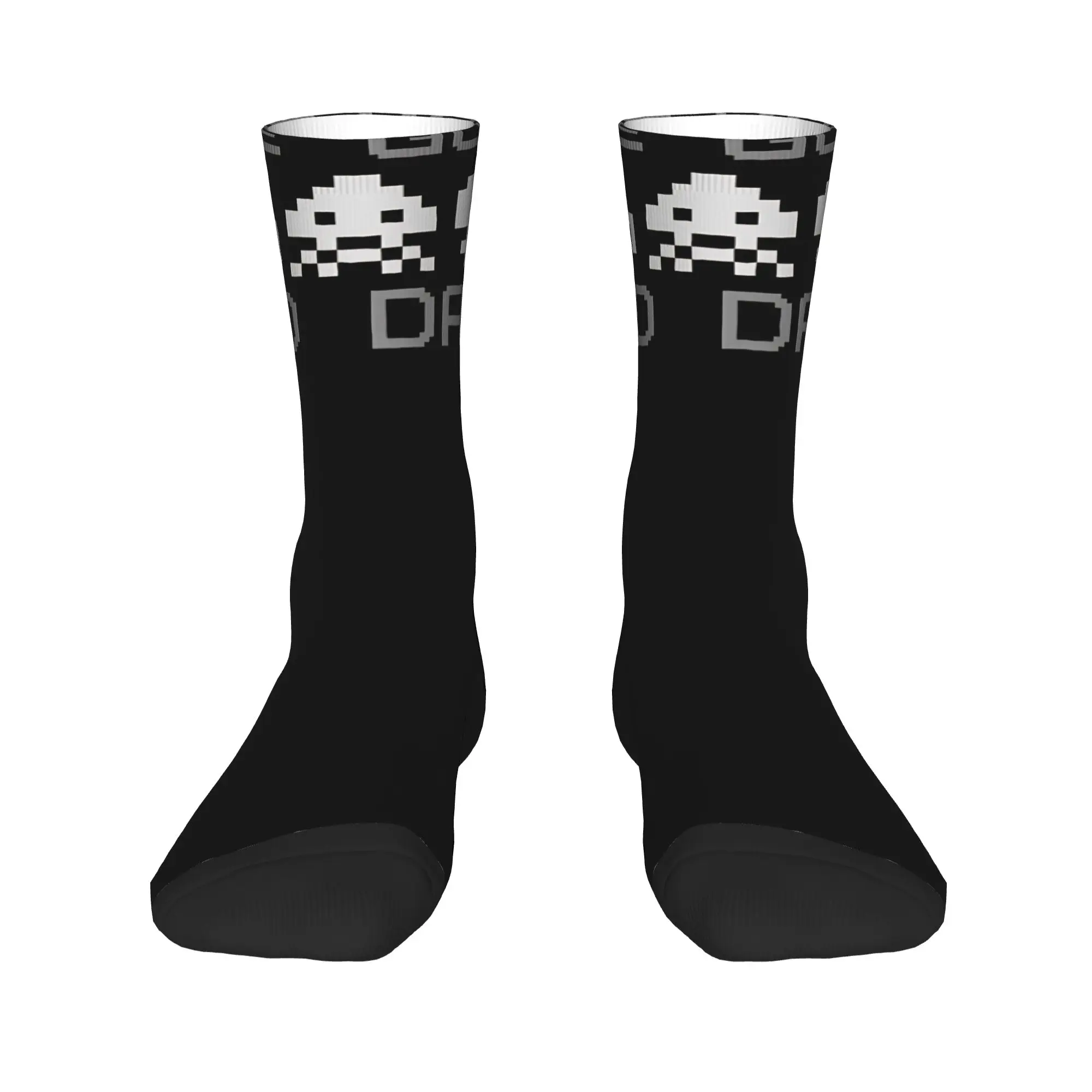 Space Invaders Lightweight Socks Autumn  Stockings Vintage Couple High Quality Socks Custom Outdoor Sports Anti Bacterial Socks
