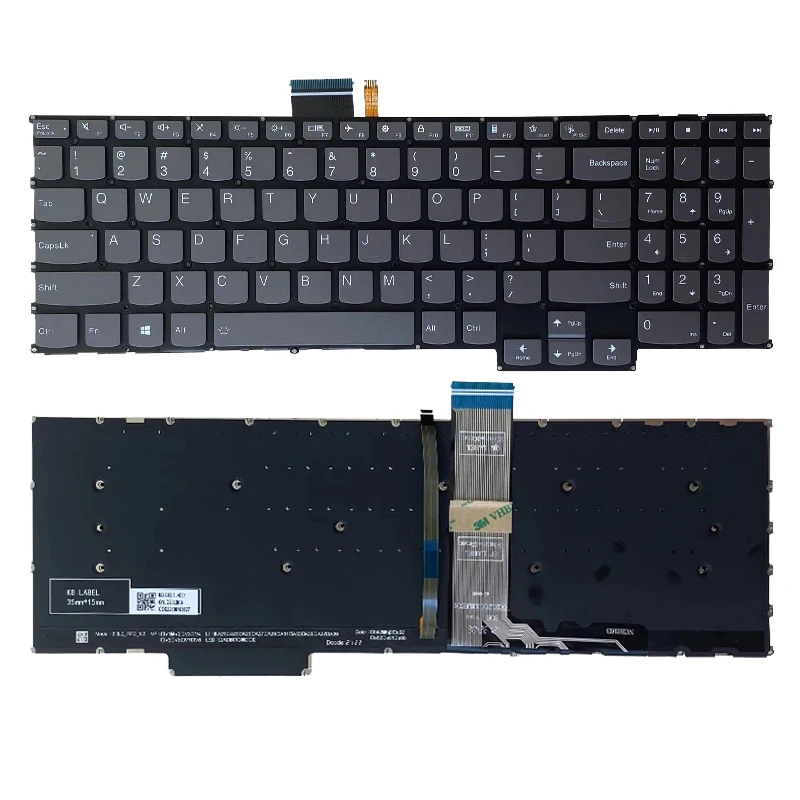 Imagem -01 - Teclado Retroiluminado para Lenovo Eua Ideapad Pro 16arh7 16iah7 16ach6 Pro16ihu6 Thinkbook 16 g2 g3 g4 2023 teclado retroiluminado para lenovo eua ideapad pro 16arh7 16iah7 16ach6 pro16ihu6 thinkbook 16 g2 g3 g4 2023 01