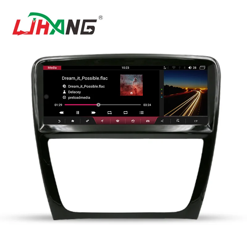 LJHANG Car Multimedia Player Android 13 For Jaguar XJ XJL XJR 2009 - 2018 GPS Navigation 10.25 Inch Car Radio Stereo Audio DSP