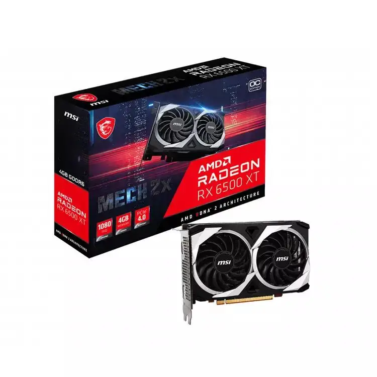 RX5700XT RX6600 6700 XT RX5600XT RX6500XT RX580 Spot vente en gros RX 5700 XT 8GB carte vidéo Gpu cartes graphiques de jeu