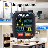 A33Z-Mestek ST05 Socket Tester Outlet Tester RCD GFCI NCV Test Outlet Checker Ground Zero Line 30MA Smart Socket