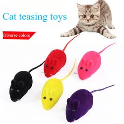 Cat Colored Mouse Simulation Toy Makes Noise Fun To Play Relieves Boredom Pet Toys Supplies