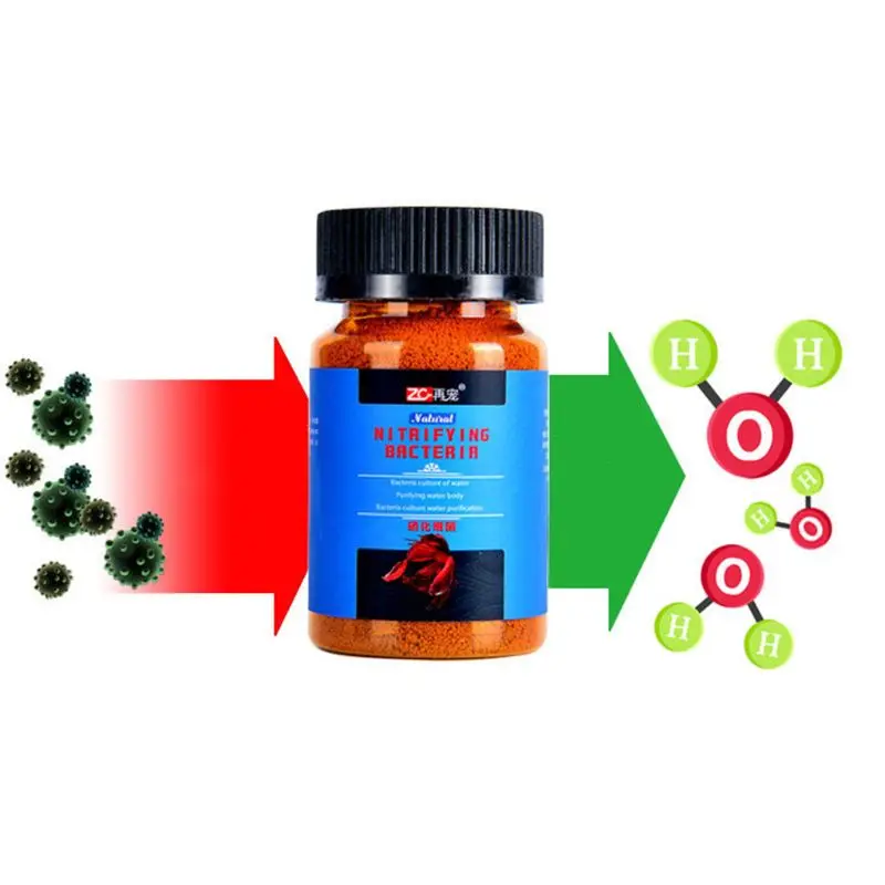 2oz Nitrifying Bacterias Powder Decompose Fish for Tank Sediments Transform