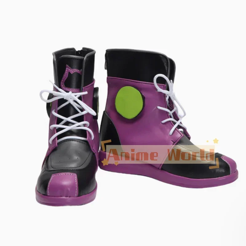 Hololive Virtual YouTuber Murasaki Shion Seventh Costume Cosplay Shoes Halloween Carnival Boots Custom Made