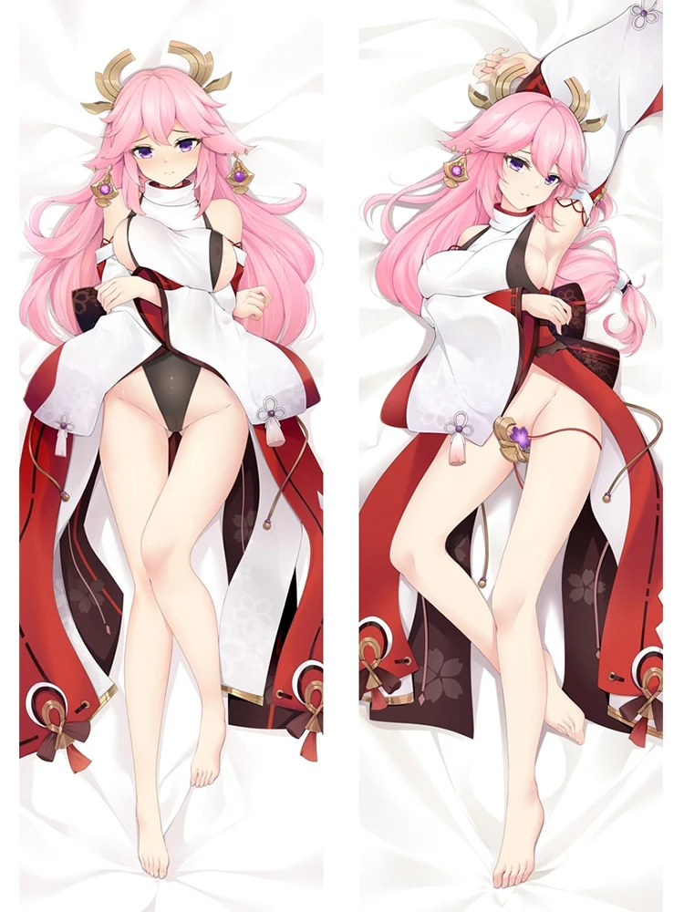 

Dakimakura Anime Guuji Yae 2 Side Printed Hugging Body Pillowcase Cushion Bedding Decor Pillow Cover 2024