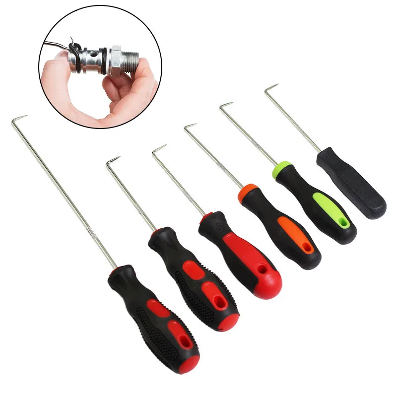 

4pcs/set Car Pick and Hook Set Automotive O Ring Oil Seal Gasket Puller Remover Craft Repair Tool Long Pick Bearing Puller Tool