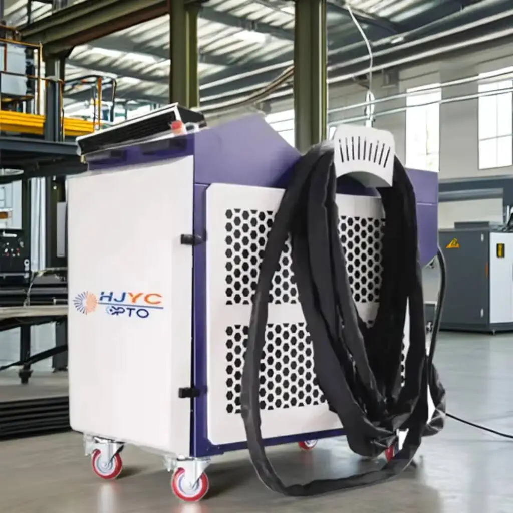 HJYC Fast Deliver Handheld Fiber Laser Cleaning Hine For Paint Removal