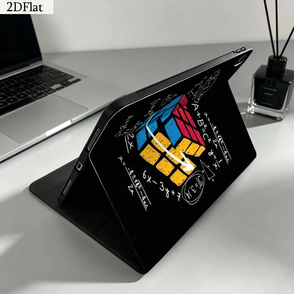 Math Cubo Creativity For iPad Pro mini Air A16 A14 6 5 4 6th 7 7th 11th 9Gen 13 M5 11 A17 Pro M4 Inch Tablet Case Gift