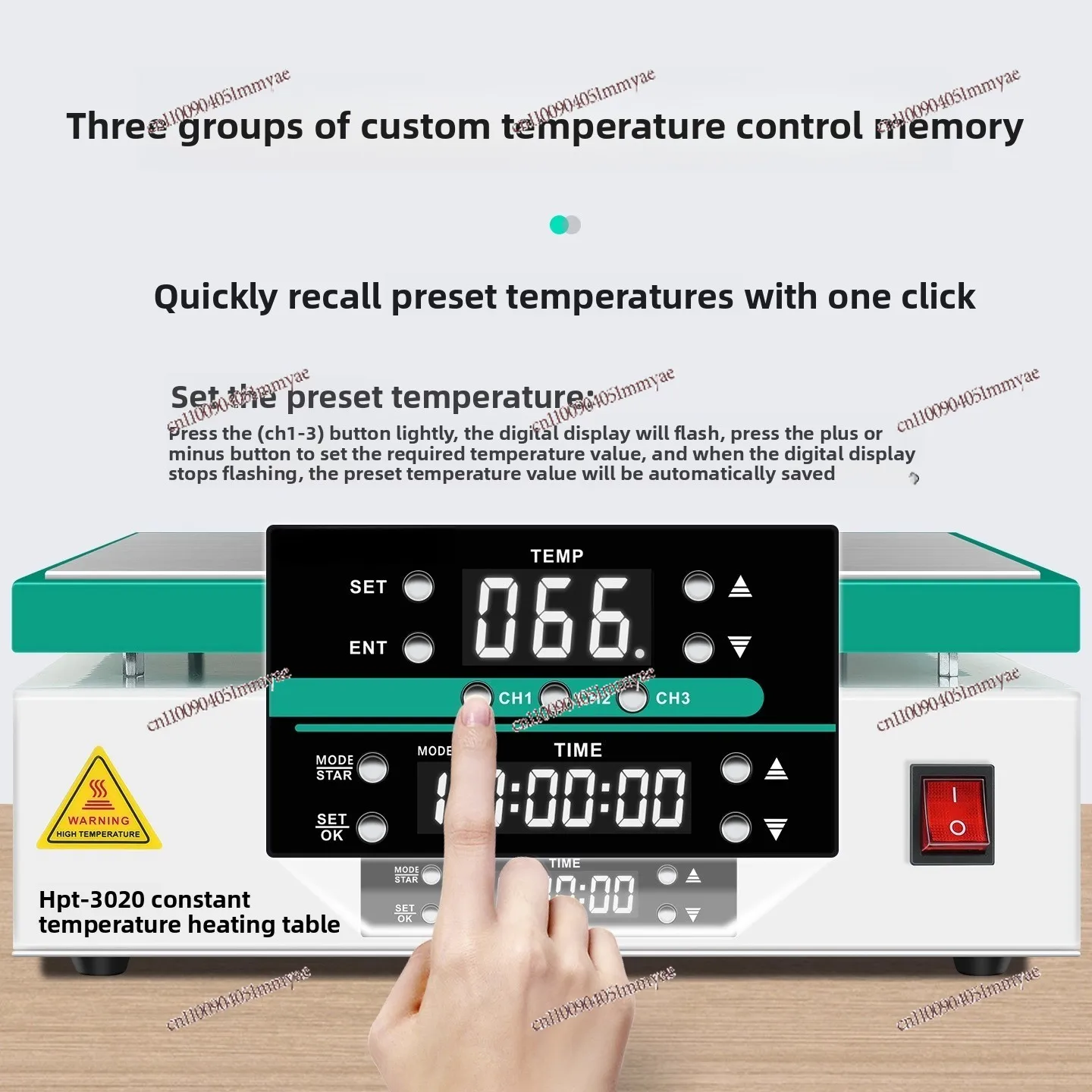 

Нагревательный стол с постоянной температурой, интеллектуальная синхронизация, регулируемая температура, нагревательная пластина, разовное сварка