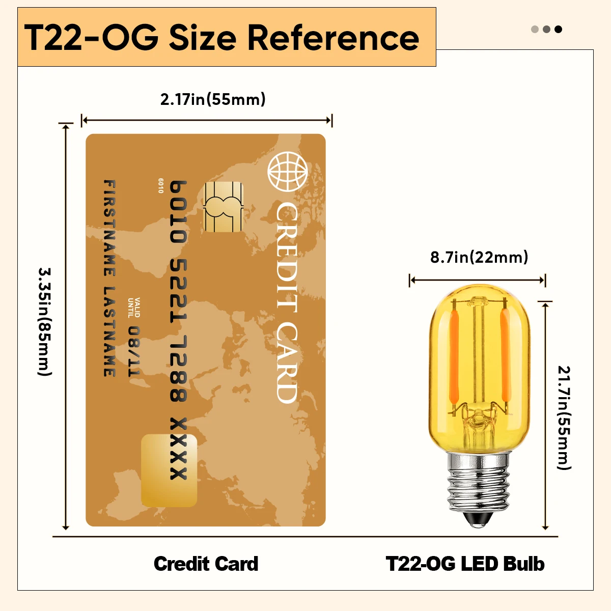 Mini Tube T22 E14 Led 220V Amber Glass Warm White 2000K Vintage Replaceable String Light Chandelier Salt Lamp Decoration Lights