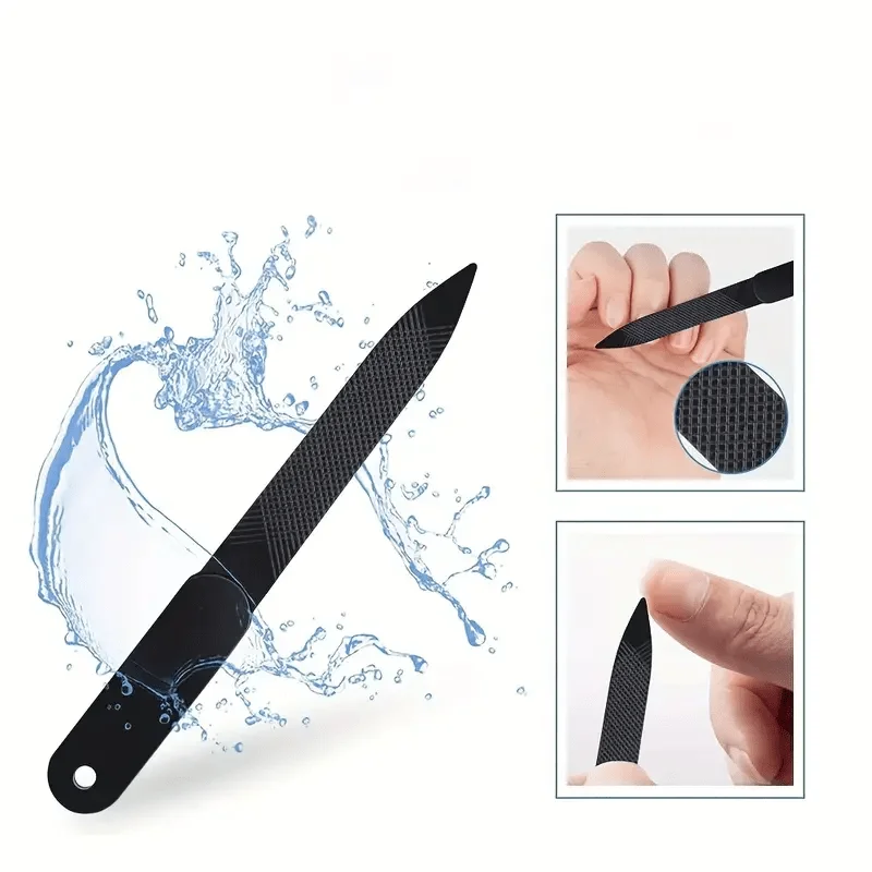 Conjunto de ferramentas de manicure para cortador de unhas de aço inoxidável resistente, kit de remoção de unhas e unhas com mandíbulas largas, lâmina curvada spla