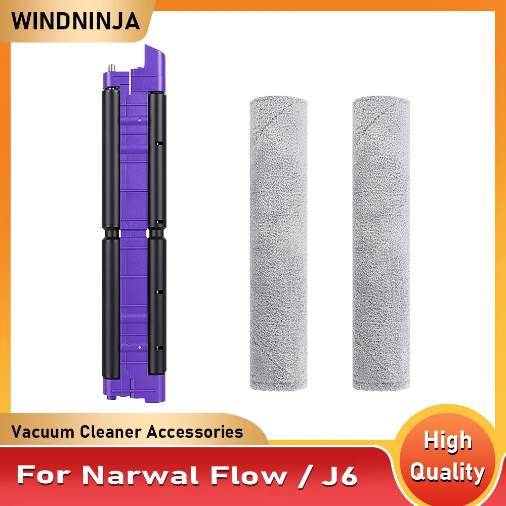 

Accessories For Narwal Flow J6 Robot Vacuum and Mop Track Mop Stand Brush Roller Track Mop Replacement Spare Parts