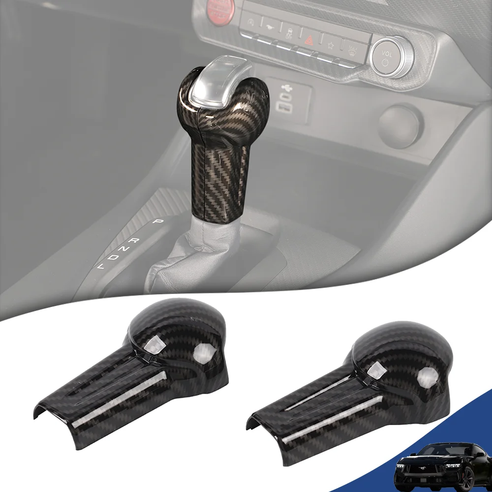 

Car Gear Shift Knob Head Decoration Cover Stickers for Ford Mustang 2015 2016 2017 2018 2019 2020 Interior Mouldings Accessories