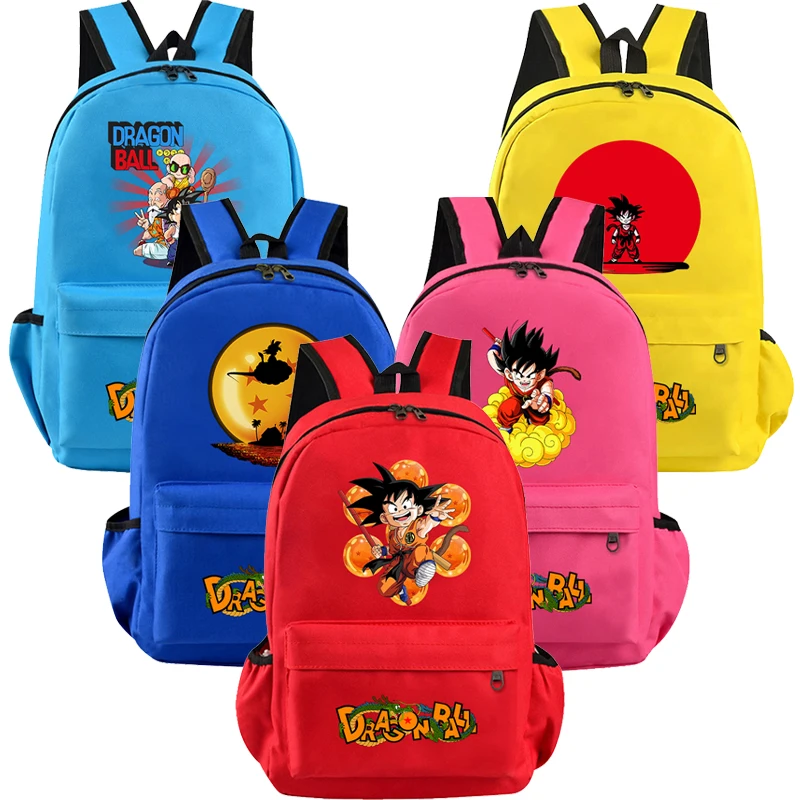 Anime Dragon Ball Backpack Teen Student Back To School Backpack Women Laptop Knapsack Children Schoolbag for Boy Girl Goku Bag