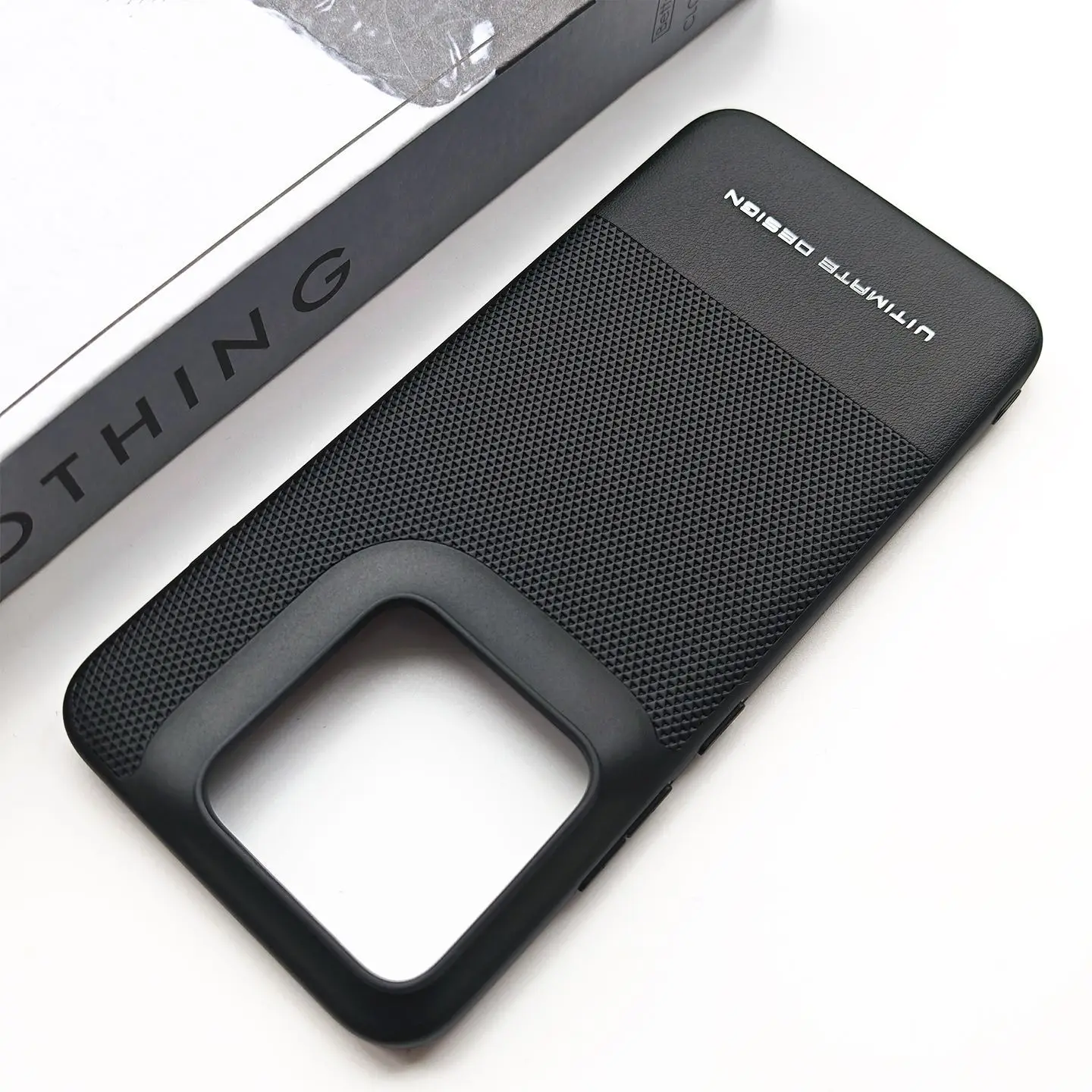 Dla Motorola MOTO Edge 70 Ultra X70 Air Pro Signature Case Luksusowe etui z matowej, przyjaznej dla skóry skóry PU o tkanej fakturze Funda — zdjęcie produktu 6