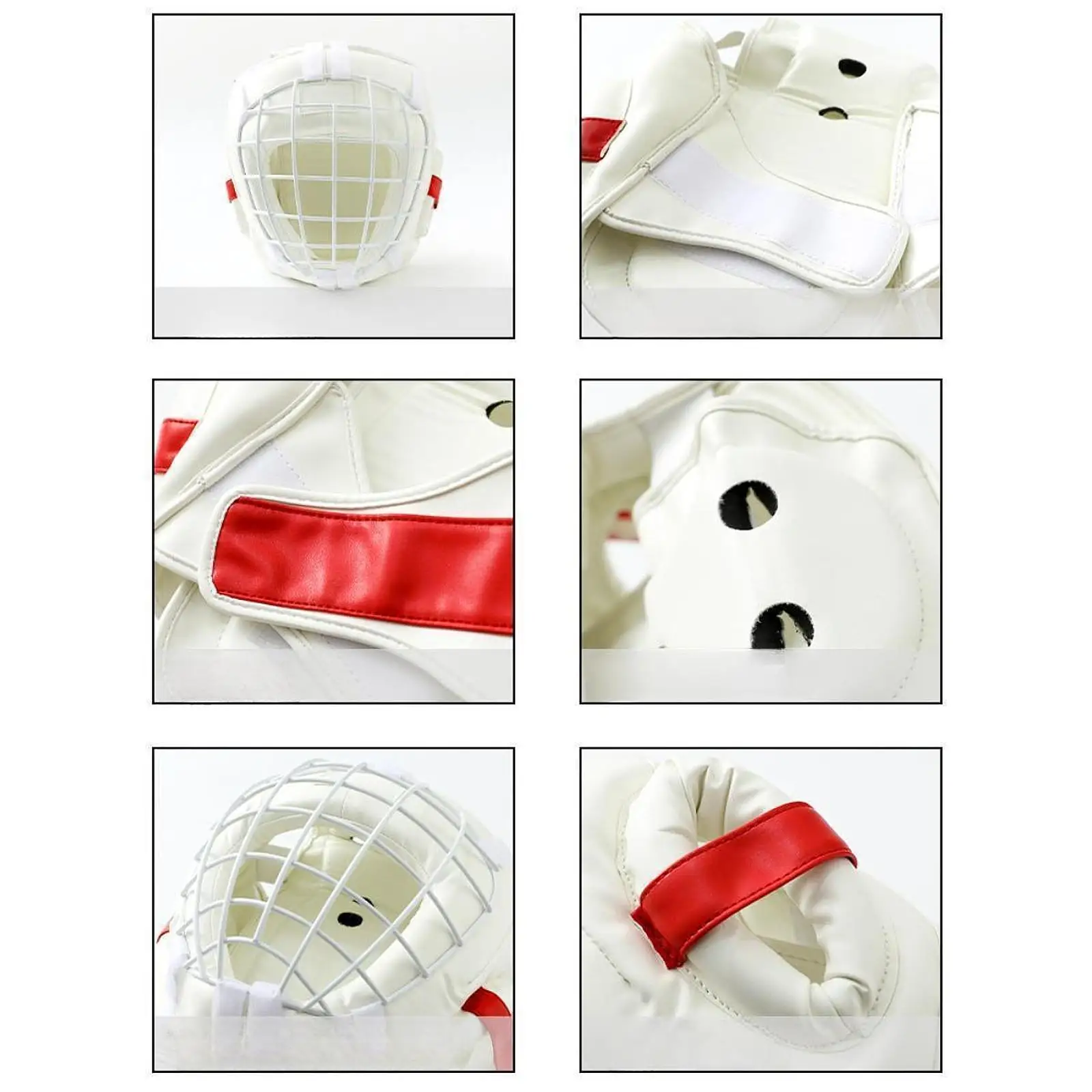 Martial Arts Head Gear Full Face Cage Boxing Headgear for Taekwondo Karate Sanda and Grappling