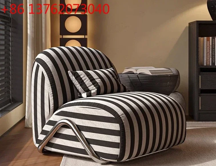 

Lounge chair designer recliner modern wabi-sabi balcony single chair