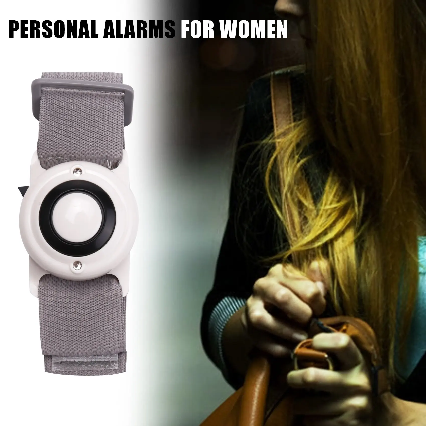 Personal Alarms for Women, Wearable on the Arm, Personal Safety Alarms with LED Light for Women,Runners,Kids,Elderly,Etc