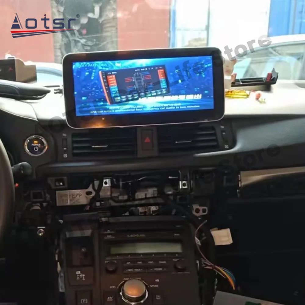 12.3 inch Multimedia Android 13 Player For Lexus CT200 CT200H 2012 2013~ 2018 GPS Navigation Auto Stereo Radio Head Unit