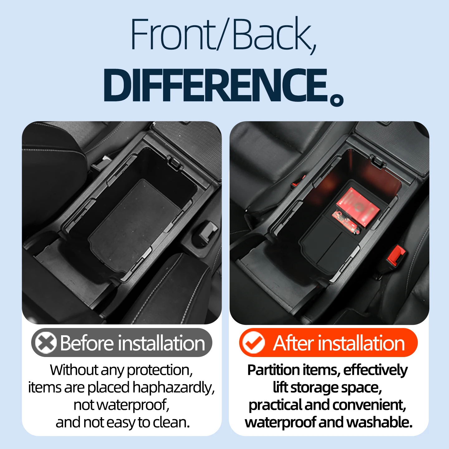 For Honda 2022-2025 11th Civic Sedan Hatchback Protective pad inside armrest box interior modification accessories