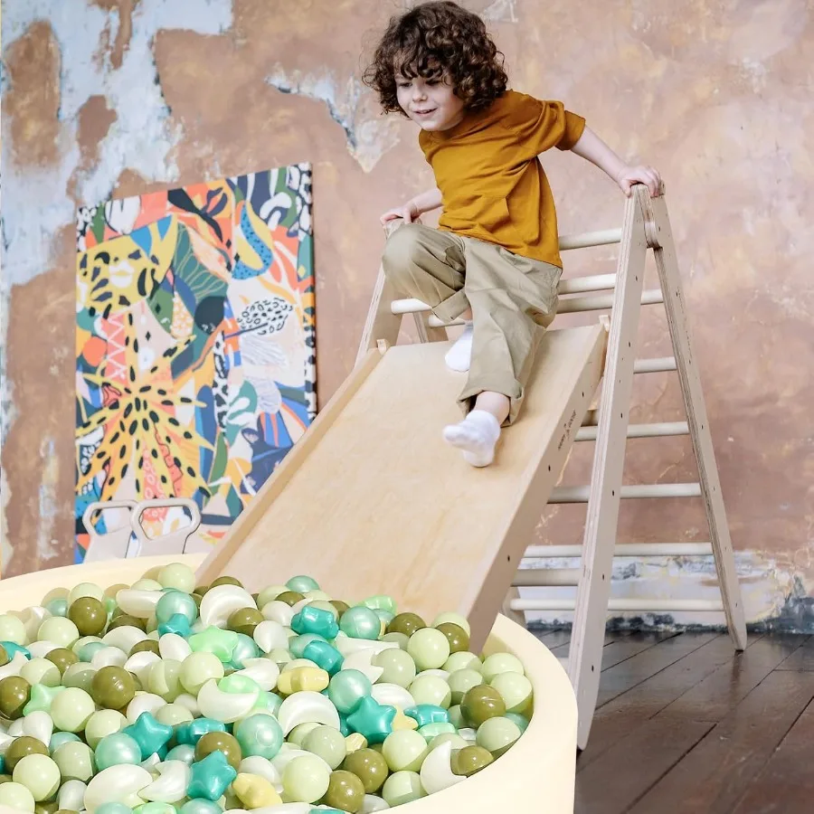 100 bolas, formas de bolas para niños pequeños, bolas de estrellas de plástico para piscina de bolas, tobogán, parque infantil, fiesta de cumpleaños, decoración navideña