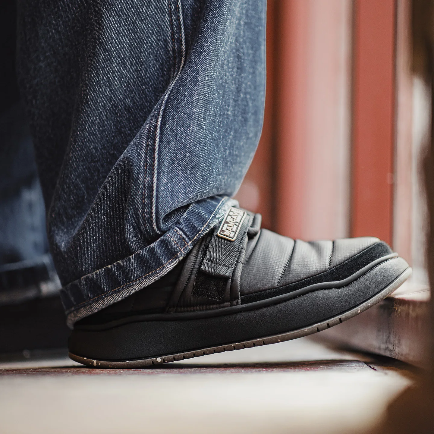 Maden الرجال الرجعية الأسود مقاوم للماء الثلوج الأحذية الانزلاق على صوف مبطن شتاء دافئ مخيم أحذية للخارجية رياضي منخفضة أعلى حذاء من الجلد #2