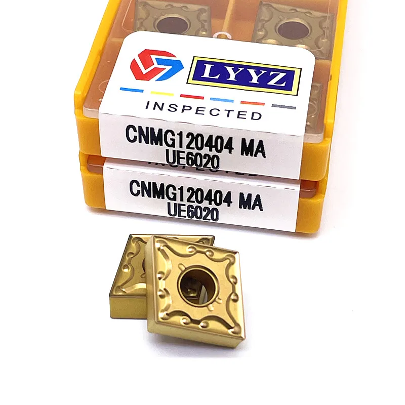 Cnmg120404 cnmg120408 ma vp15tf ue6020 us735 ferramentas de torneamento externo inserções carboneto ferramenta de corte cnc ferramentas torno cortador
