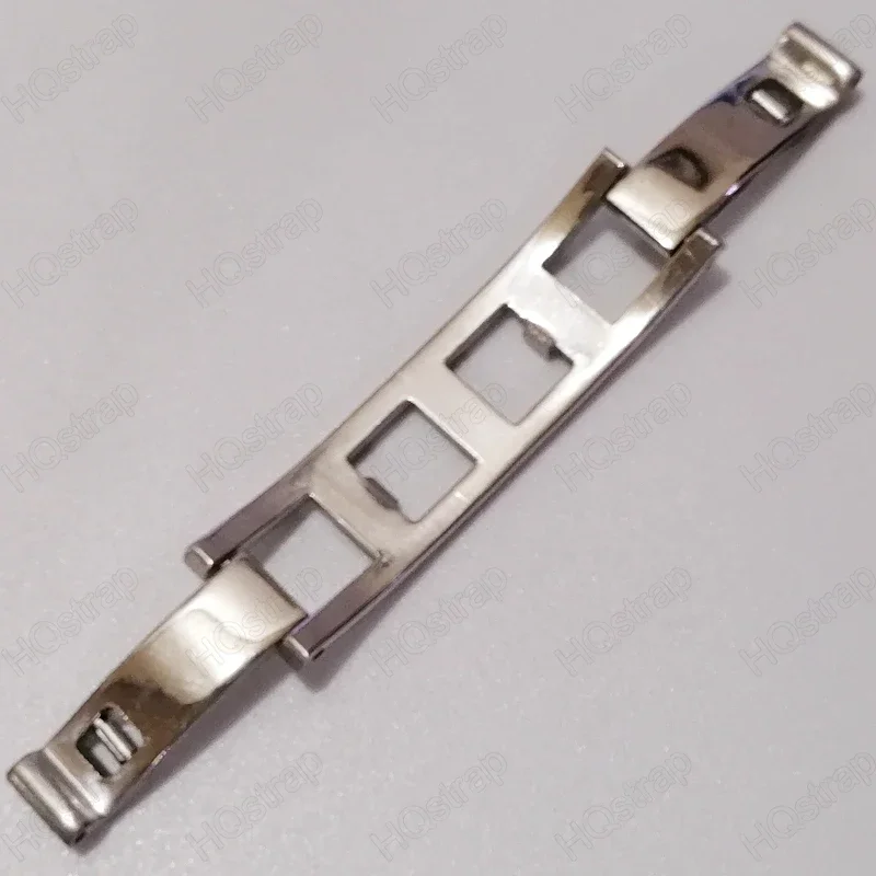3mm 4mm 5mm 6mm Stainless Steel Watchband Buckle Silver Double Pull Folding Butterfly Clasp Watch Strap Watches Accessories