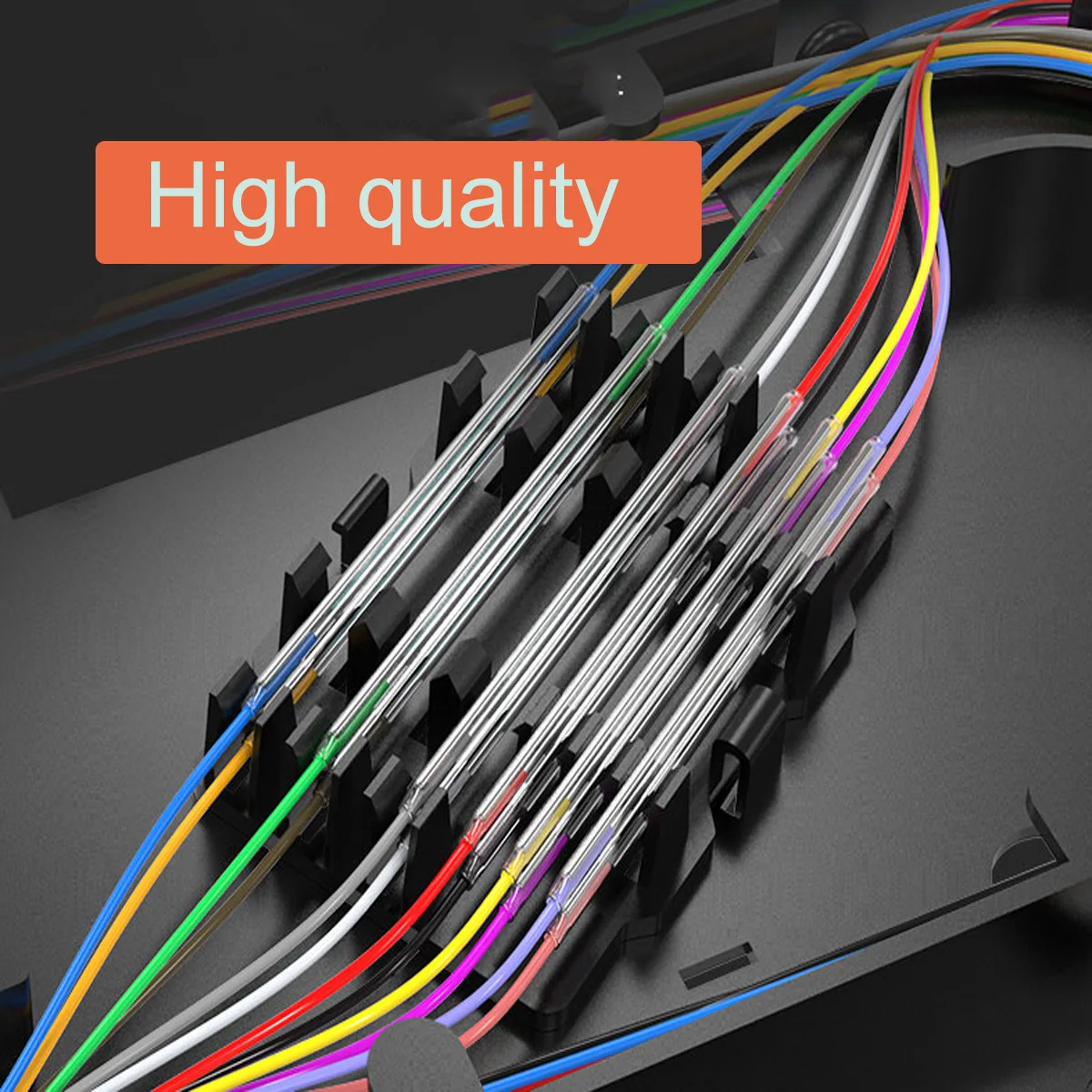 Preshrunk Fiber Optic Fusion Splice Protection Sleeves 60mm 45mm 40mm,heat shrink tube Clear-1000pcs