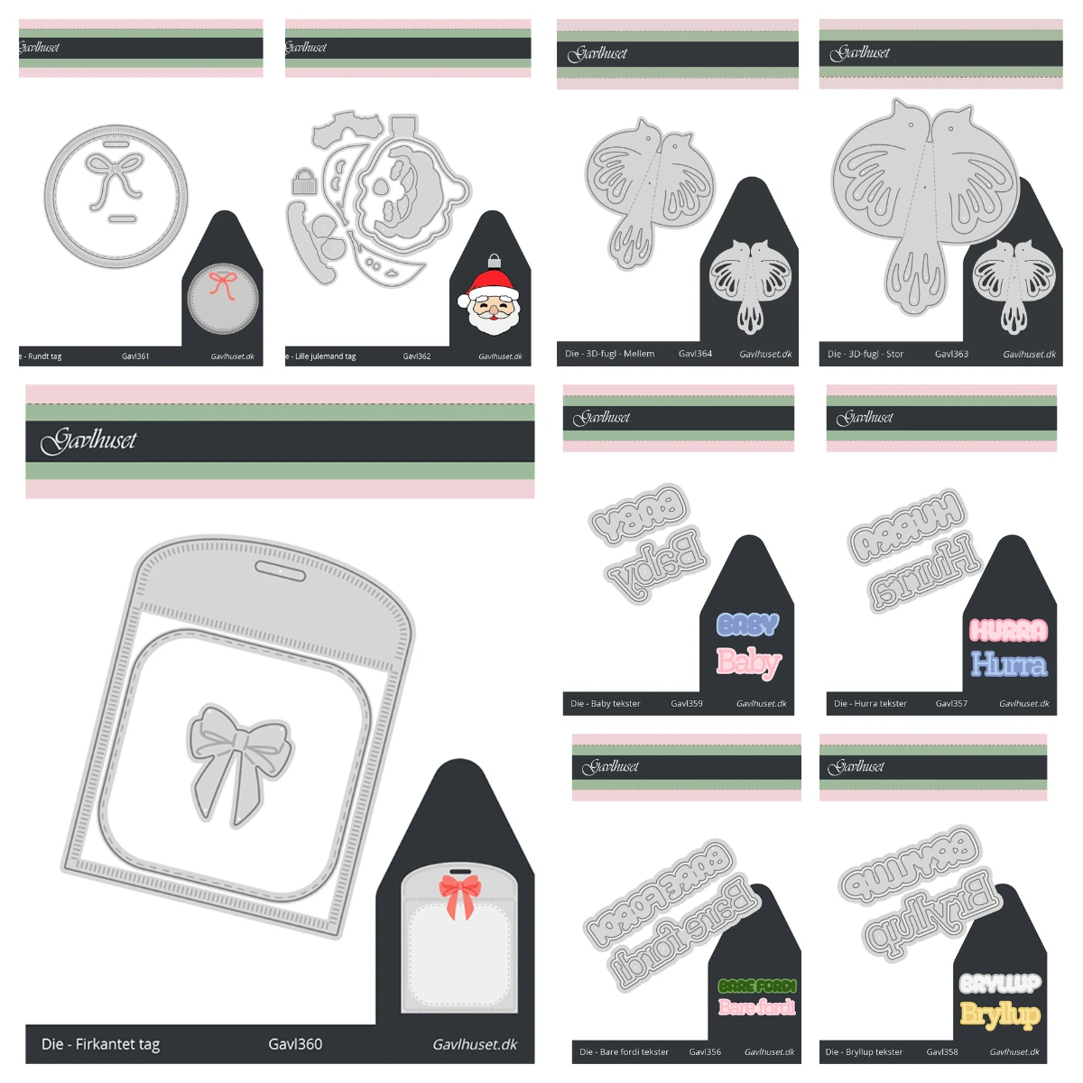 

New Arrivals Small Elf Tag Metal Craft Dies Cutting Die for DIY Scrapbooking Wedding Text Paper Handmade Mold Embossing