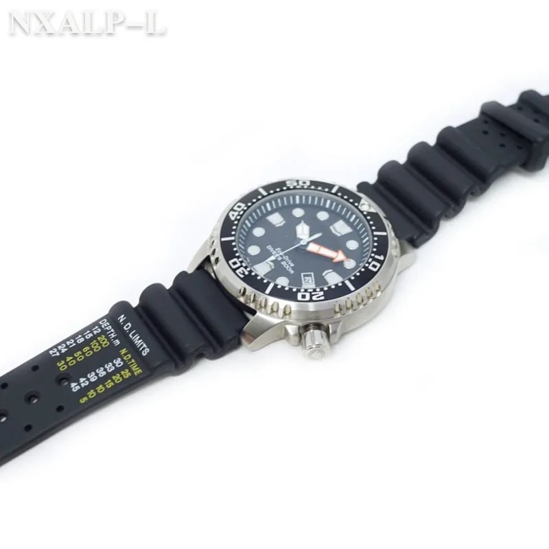 ND Limits Diver Rubber Silicone Strap for Citizen for Promaster for Seiko Water Ghost Watchband Sport Resin Belt 20mm 22mm 24mm