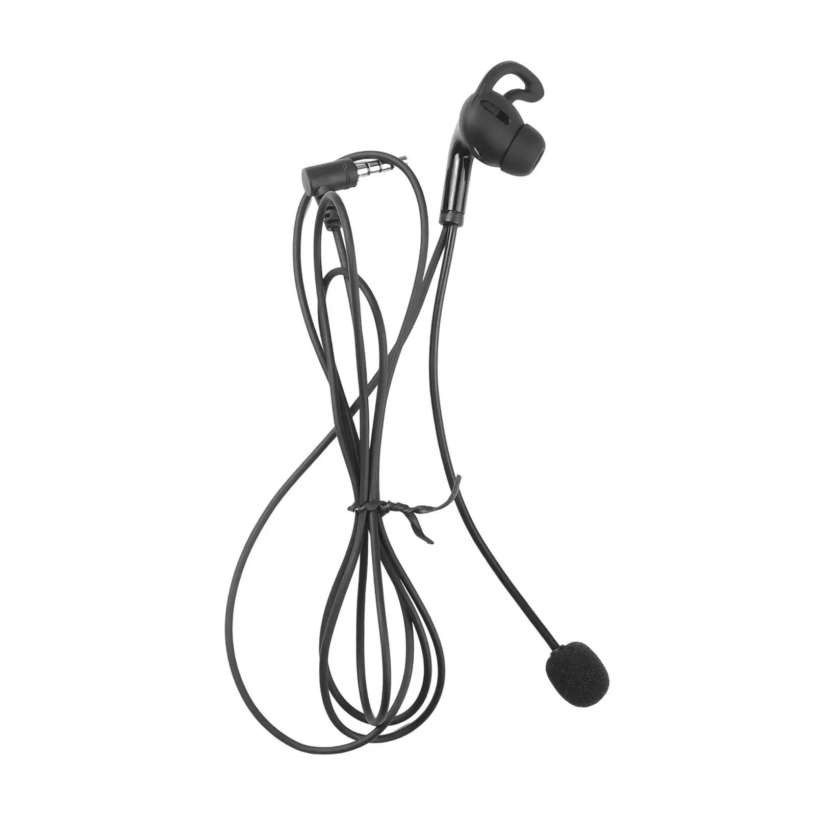 Referee Single Ear Earphone Wired Professional for Laptop PC Phones Tablet