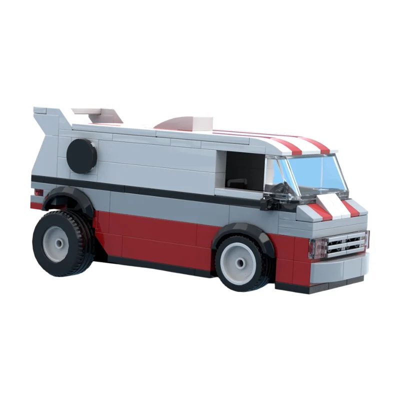 

Red Version Car MOC Building Blocks Realistic Simulation Vehicle Model DIY Assembly Bricks Display and Holiday Gift 248PCS