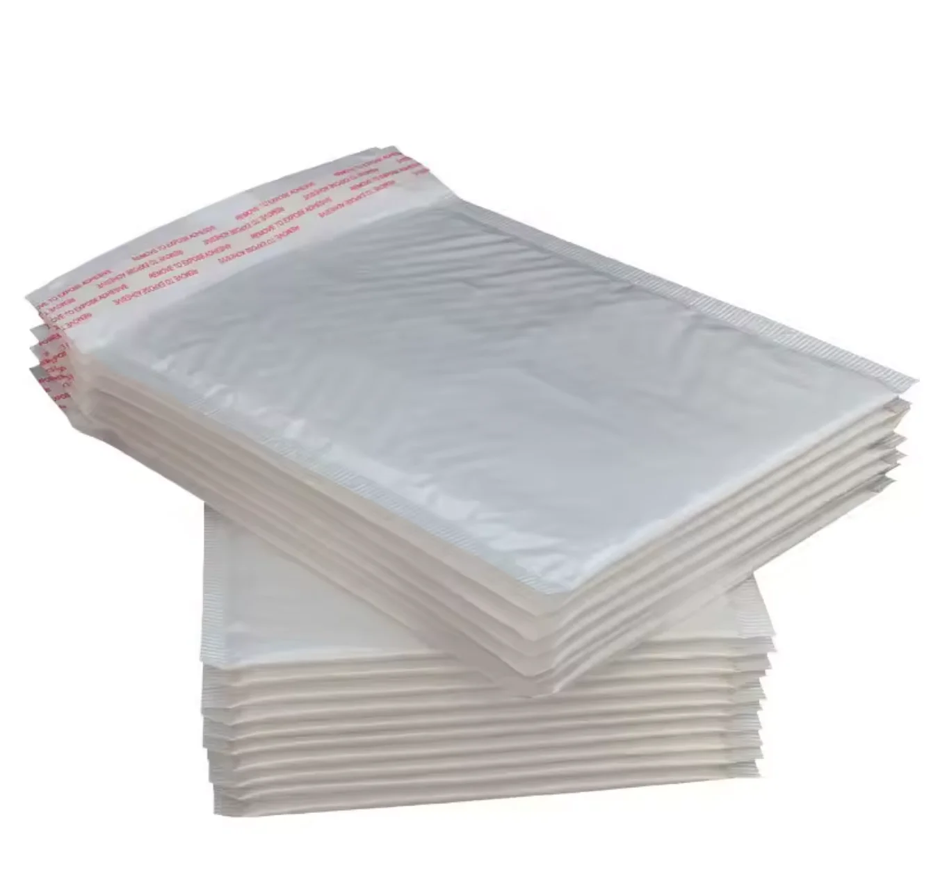 100/50pcs Pearlescent Film Waterproof Bubble Bag Packaging Express Bag White Foam Self Seal Pack Bag ShippingbagThickened