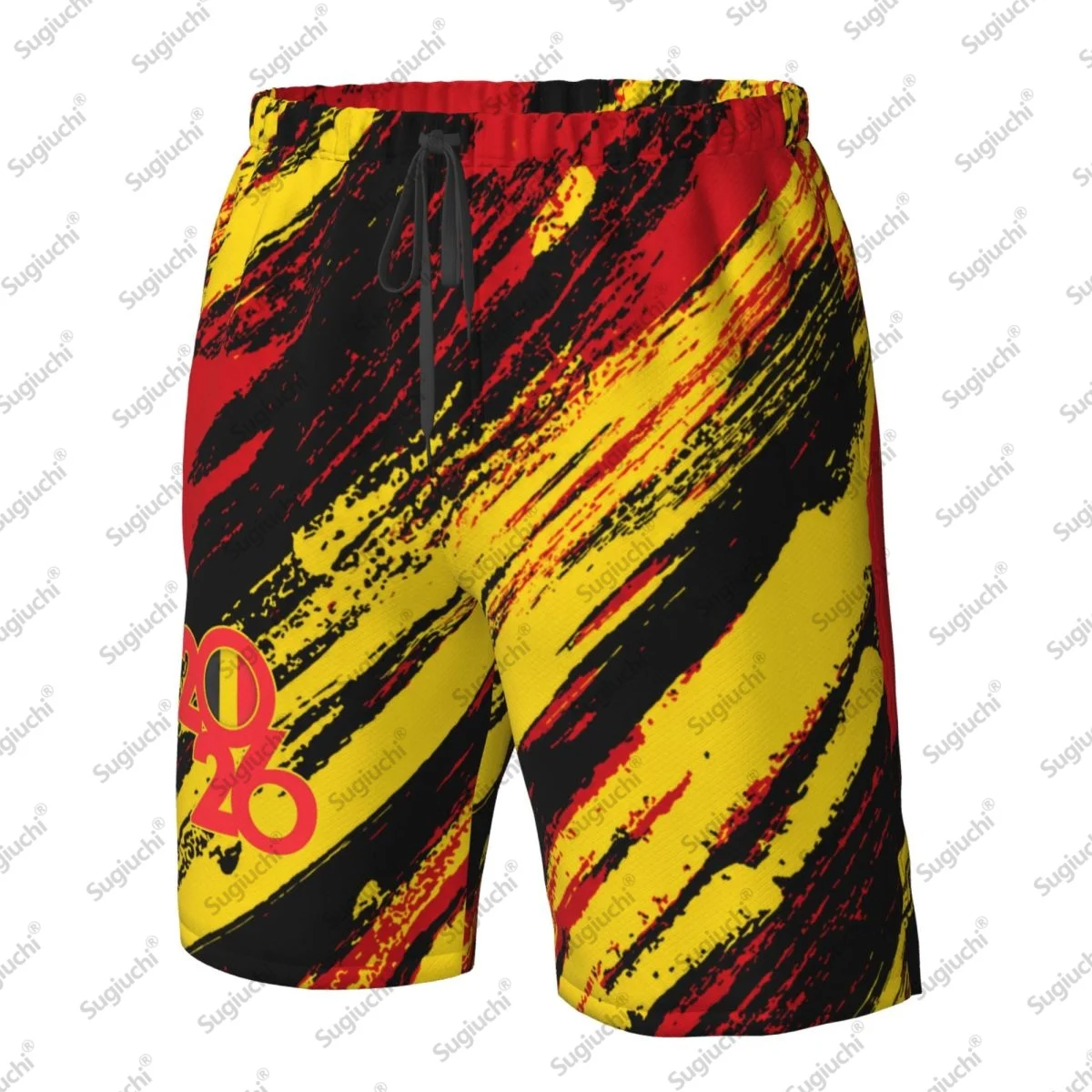 2026 Belgium Mens Swim Trunks Qucik Dry Board Beach Shorts Bathing Suit for Men Boardshorts Lightweight