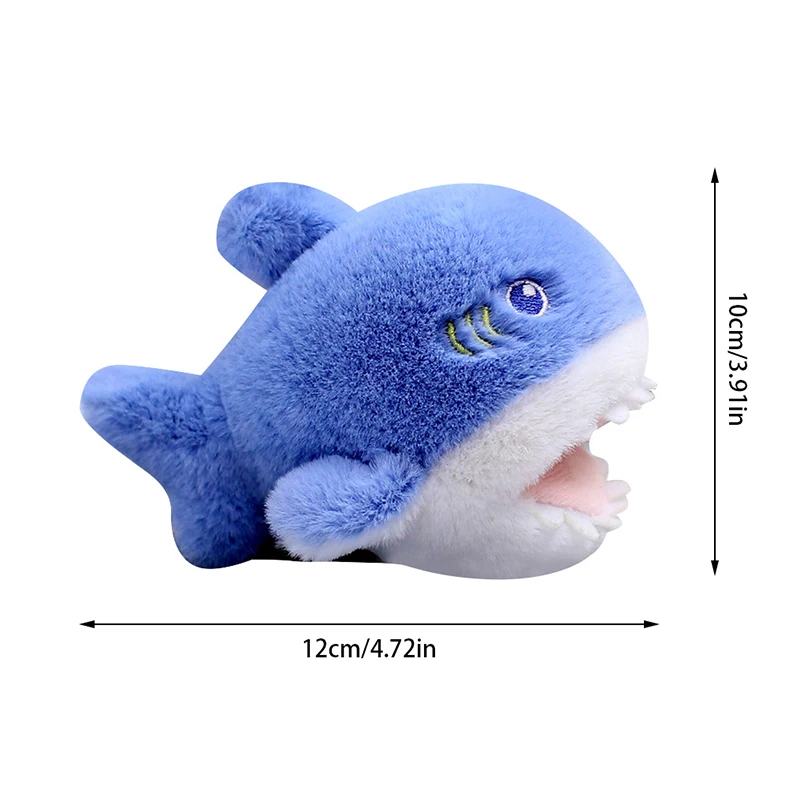 Cute Marine Animals Seal Shark Whale Plush Toy Bag Accessories Keychain Pendant Bag Pendant Children\'s Gifts