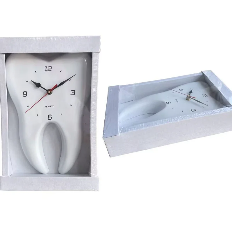 1Pcs Dental Clinic Wall Clock Creative Design Dentist Outpatient Wall Clock Health Room Corridor Decor Kid Clock Home Decoration