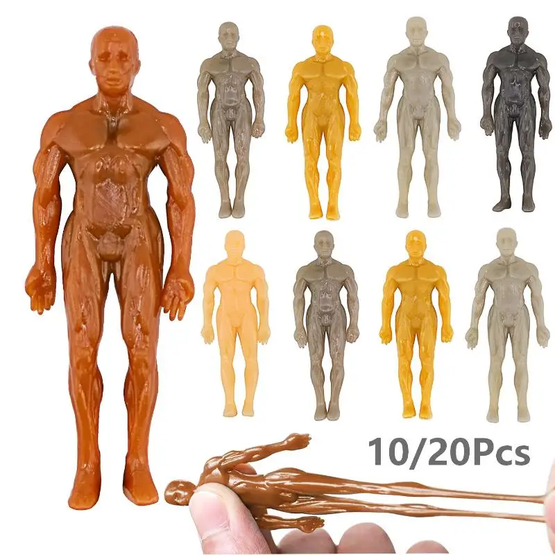 

Эластичная резиновая липкая игрушка-катапульта человека, упаковка из 10/20 забавных настенных альпинистов, сувениры для снятия стресса