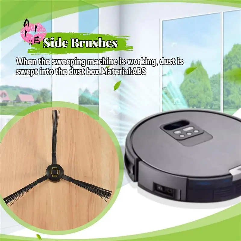 

A11E-10 шт., боковая щетка для робота-пылесоса для Ilife V8 V8S X750 A7 X800 X785 V80, запчасти для робота-пылесоса, аксессуары