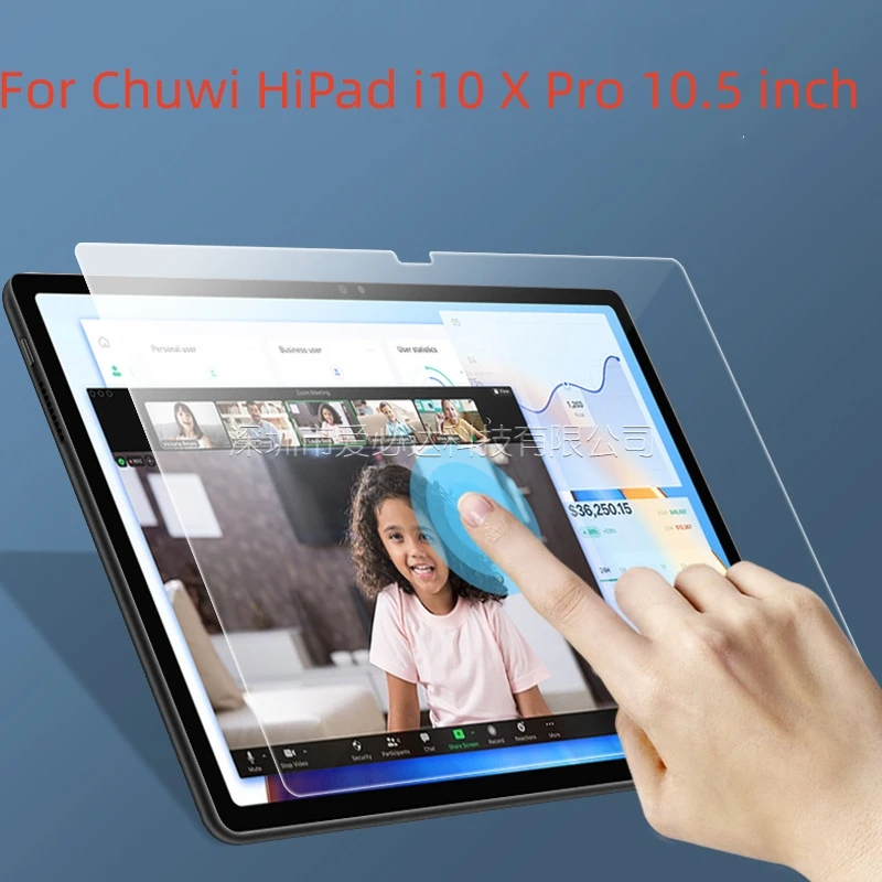 HD Tempered Glass For Chuwi HiPad i10 X Pro 10.5 inch Tablet Screen Protector 2.5D Premium Protective Film 9H