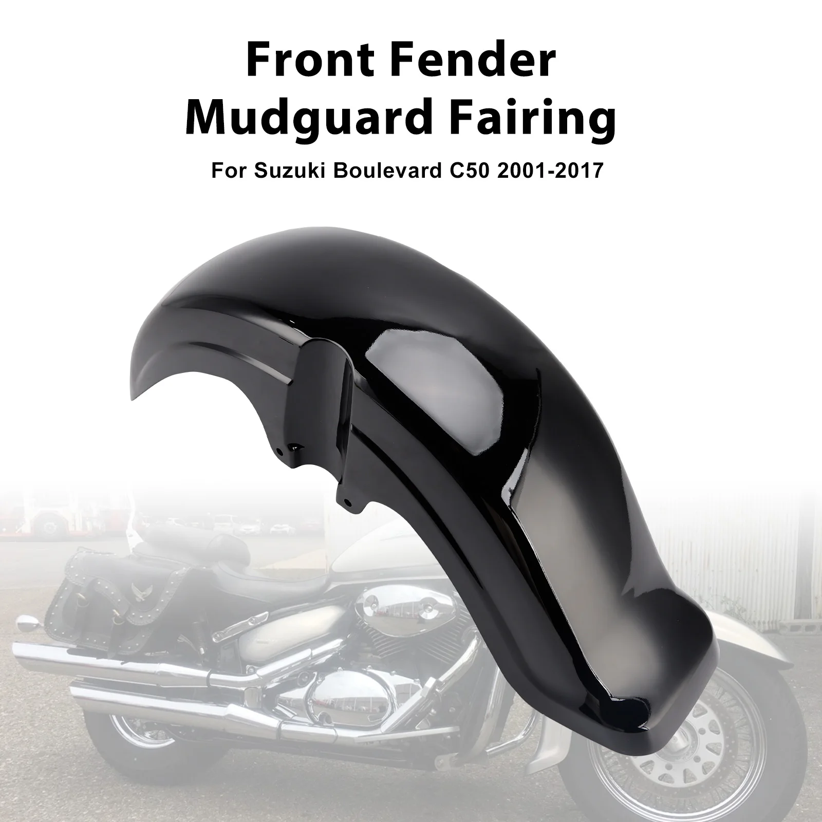 Topteng Front Fender Fairing For Suzuki Boulevard C50 Intruder Volusia VL400 VL800 2001-2010 2011 2012 2013 2014 2015 2016 2017